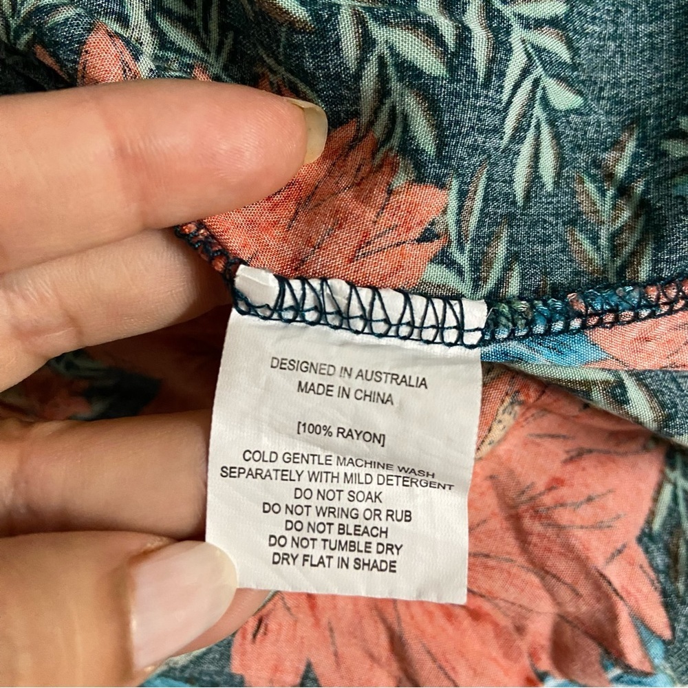 Anthropologie Abel the Label Fantasy Floral Tiered Maxi Dress Size XS - Picture 7 of 8